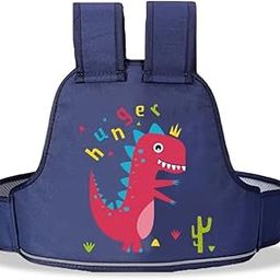 Crawl'in Safety Belt for Two Wheeler with Reflective Strips,Portable Seat Belt Children Motorcycle Harness for Bikes, Adjustable Safety Harness for Boys and Girls (2-12Years), Blue-image-95