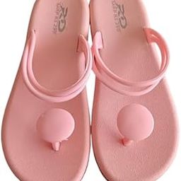 Women's Slip-On Pink Slippers with Adjustable Strap, Lightweight Comfort Slippers-image-74