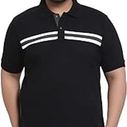Men Half Sleeves Polo Neck Cotton Blend T-Shirt-image-72