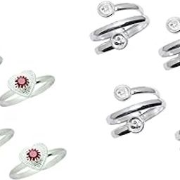 Kamada's Designer colorful Toe ring-image-64