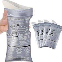 Shop Crowds 700ML Disposable Urine Vomit Bag Emergency Mini Portable Toilet Travel Portable Camping Pee Bags Traffic Jam Emergency Portable Toilet Bee Bag Solidifying Gel Car for Men, Women, Kids (4)-image-29