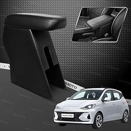 VEMOTO™ 2.0 High-End Armrest for HYUNDAI- i-10 Grand, Grand Nios, New Santro 2019 to 2024 model, Aura, Xcent (Black)-image-17