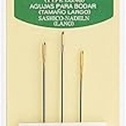 Clover Sashico Needles Long - Assorted Sizes 3 per Package (Pack of 12)-12