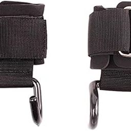 THE STYLE SUTRA® 1 Pair Weight Lifting Power Hooks Wrist Grips Support Straps Gym Hook Gloves 2 Hook-picture-5
