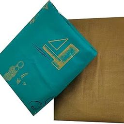 Men's Poly Cotton Shirt And Trouser Unstitched Fabrics Set (Blue_Freesize)-picture-27