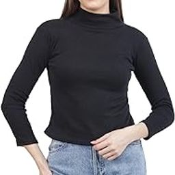 Women Winter Wear Cotton High Neck Full Sleeves Woolen Sweater-image-64