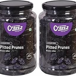 Cravez Premium California Pitted Prunes - 1KG | Dried Fruit Plums | Source of Fiber | No Added Sugar | Healthy Snack & Antioxidant Rich Pitted Prune-image-5