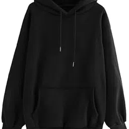 being wanted Men's Cotton Stylish Hoodie Classic Sweatshirt (Black, L)-picture-17