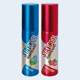 Stay Cool Breath Freshener Spray (Cool Mint + Strawberry, Combo, Pack of 2)-image-92