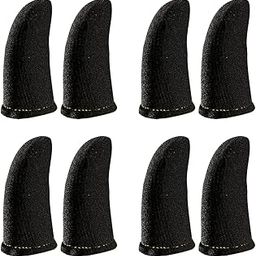 VCR Mobile Accessories Thumb Sleeves & Finger Sleeves for Mobile Games - 08 Pieces in 4 Packs - Anti Sweat Finger Sleeve Gloves Makes Gaming Easy on Phone and Tablet - Easy to Wear Gaming Sleeves-21