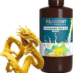 FiLAMONT Standard Pro 2.0 3D Printer Resin – Mango, 1kg | High Precision, Durable UV-Curing Photopolymer for SLA, DLP, LCD 405nm Printers | Ideal for Prototyping & Engineering Models-image-73