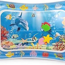 NHR Baby Water Play Mat Toy | Baby Tummy Time | Indoor & Outdoor Pool Accessories for Babies 3 to 12 Months-image-5