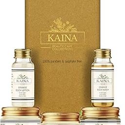 Kaina Herbal Orange Body Polishing Kit For Skin Whitening - Set of 5 products-0
