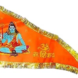 ॐ नमः शिवाय महाशिवरात्रि झण्डा Bholenath shiv ji bholeshankar Mahashivratri Shiv Ji Flag Shivratri Special Jhanda Flag Mahadevji ka jhanda, Jhanda Bhole baba, Shiv mandir ki dhwaja Beautiful Color /02-image-15