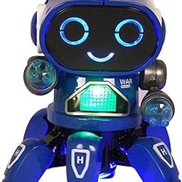Goyal's Bot Robot Octopus Style | Colorful Lights and Music | All Direction Movement | Dancing Robot Toys for Kids | (Blue)-23