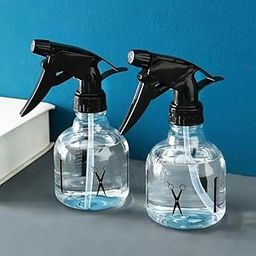2pcs Hairdressing Spray Bottles - 250Ml Transparent, Adjustable Mist For Salon-Quality Styling, Plants & Home Cleaning Bottle Hair Empty Plastic with Nozzle for and Solutions Includes Funnel Labels-29
