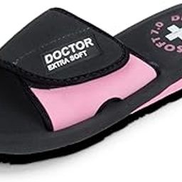 Women's Care Orthopaedic and Diabetic Adjustable Strape Super Comfort Dr Sliders Flipflops and House Slippers for Women’s and Girl’s Slides D-52UK-image-94