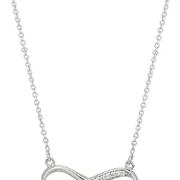 vanbelle Women's 925 Sterling Silver Infinity Pendant Necklace-picture-22
