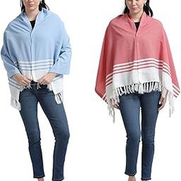 Women Cotton Casual Style Soft Mother's Nursing & Feeding Shawl Feeding Cloak (Pack of 2)-picture-19