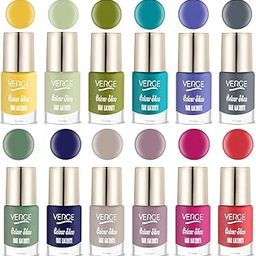VERGE Colour Show Ultra Shine Nail Lacquer (NO CHIPPING & NO FADING) (Pack of 12) NON TOXIC AND PARABEN FREE (CS12_41)-image-93