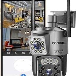 Conbre Double 4G 3MP Dual Lens SIM Based Outdoor Wireless Smart CCTV Camera | Ultra HD View | Double Side View | Two Way Talk | Motion Detection | Night Vision |Support Upto 128gb sd Card-image-13