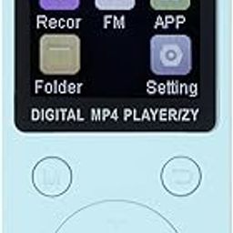 MP3 Player with Bluetooth 5.0, MP3 & MP4 Music Player with Speaker, Digital LCD 1.8in Screen, 64GB TF Card, FM Radio, Voice Recorder, Supports Up to 128GB (Blue)-30
