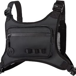Chest Bag Lightweight Chest Pack, Water Resistant Running Pack, black chest bag-image-45
