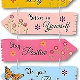 REGALOCASILA Dream Big Stay Positive Home Decorative Motivational Wall Art Wall Hanger For Living Room Gifts Wall Hangings For Decoration Modern Decor Items Wall Hanging For Home Decor Bedroom Office-image-41