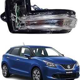 APSMOTIV Side Mirror LED Turn Signal Indicator Light Replacement for Baleno(2015-2022) mirror indicator lamp - Right Side-image-1