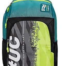 33L Campus 04|School Bag|Double Compartment With Top&Side Quick Access Pocket|Well- Padded Standard Backpack|Side Water-Bottle Pocket|For Girls&Boys|750 Days Warranty (Black Teal)-image-3