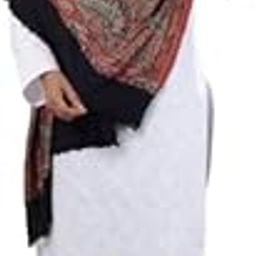 Women's Jacquard Stole with Tassels - Elegant, Reversible Design. Stylish and Soft Scarf Perfect for Any Occasion. Comfortable and Chic Accessory for All Seasons.-image-16