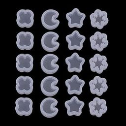 bnf® 3x20Pcs Silicone Molds Resin Casting Moulds for Jewelry Making Tools DIY Craft | Resin Craft Molds & Supplies | Crafting Pieces | Multi-Purpose Craft Supplies-image-57
