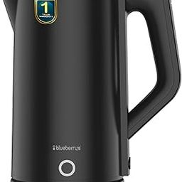 Blueberry's Electric Kettle 2 Litre, 1500W, Double Layered Cool Touch, Stainless Steel inner body with Auto Cut Off, 360 degree Rotating Base-image-56