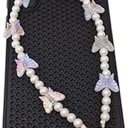 DECSTY Butterfly beads phone charms Handmade Butterfly Beads Wrist Strap for Phone Cases, Keychains, and Accessories-image-43