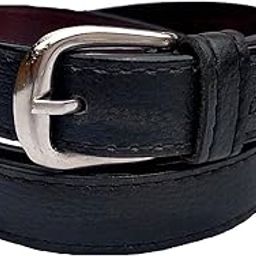 women and ladies Pure leather belts Formal black-image-48