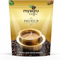MYSURU COFFEE Premium Filter Coffee Powder 100G | Aromatic Taste [80% Coffee - 20% Chicory] | Traditional South Indian Blend | Freshly Roasted Ground Coffee, Packet-image-82