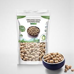 Organic Soya Chunks Mini 500gm By Organic Delight USDA Certified Healthy & Tasty Soya Bean Chunks With Natural High Protein Source Of Dietary High Fiber Fresh Wadi 500 gm-picture-23