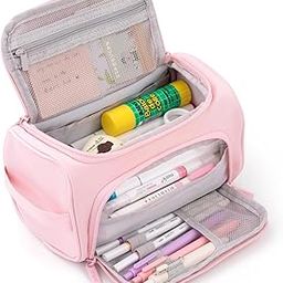 Storio Pencil Box Pouch for School Kids Girls & Boys Aesthetic | Cute Stationary Compass Box Case Organiser | Travel Pouch-picture-24