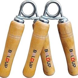 BOLDUP® Wrist Exerciser with Hand Gripper Fitness Gym Wooden Hand Grip Hand-strengthening exercises for women and men-image-66