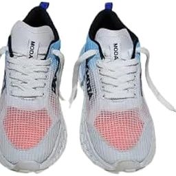 Men's Lightweight Flexible Running Sports Shoes, Athletic Training Footwear Blue-image-23