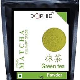 Dophie Matcha Green Tea Powder 50 Gram|Culinary Grade|More Antioxidants Like Japanese Matcha Green Tea Powder|15X More Benefits Than Loose Green Tea Leaves Or Green Tea Bags (Small,1)-image-17
