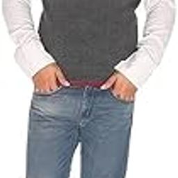 Mayanshi Creations Men's Half Sleeves V Neck Solid Woolen Grey Black Sweater for Winter_MENSSWEATER-14-picture-0