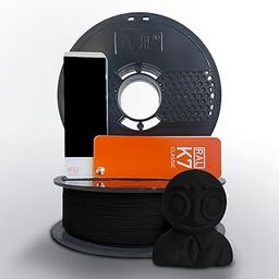 Premium High Strength PLA+ Raven Black 3D Printer Filament | Dimensional Accuracy +/- 0.015mm |1.75mm | Easy to Print, No Clogging, Smooth Finish, Tangle-Free |Compatible with All 3D Printers-32