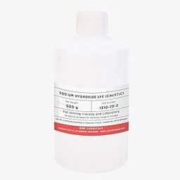 BRM Chemicals Sodium Hydroxide Lye (Caustic) - 500 Grams For Soap Making, Shampoo, Cosmetics, Moisturizer, Lotion Making, Domestic Use & Diy Personal Care For Face, Hair, Skin & Body (Pack Of 1)-image-15
