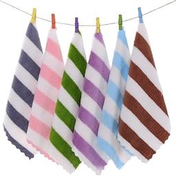 Uber World Handkerchief for Women and Kids | Face Towel | Kerchief | Hanky | Ladies Cotton Handkerchief | Lines (4)-34