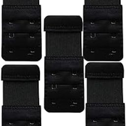Women Bra Extender 2 Hook Soft Elastic Bra Extension Extenders Bra Hook Extender Combo-Pack of 5-49