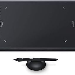Wacom Intuos Pro PTH660 Creative Graphics Input Tablet |Pro Pen 2 | Tilt Recognition | 5080 LPI Resolution | 8192 Levels Pressure Sensitivity | MacOS & PC Supported - Medium (PTH-660/K0-CX), Black-17
