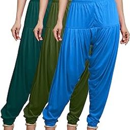 Elegant Patiala Pants Crafted from Viscose fabricAquaBlue-Green-PeacockGreen-image-0