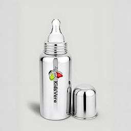 Stainless Steel Milk Bottle, 250 ML, for Kids, 304 Food Grade, BPA Free, Anti-Colic with Free 1X Nipple (0-5 Years)-image-48