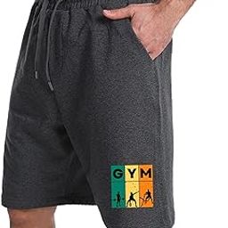 Plus Sizes Men's Cotton Knee Length Shorts (XXL,3XL,4XL,5XL,6XL,7XL,8XL Shorts) | Gym Life Printed Shorts | Casual and Night Wear Mens Shorts-12